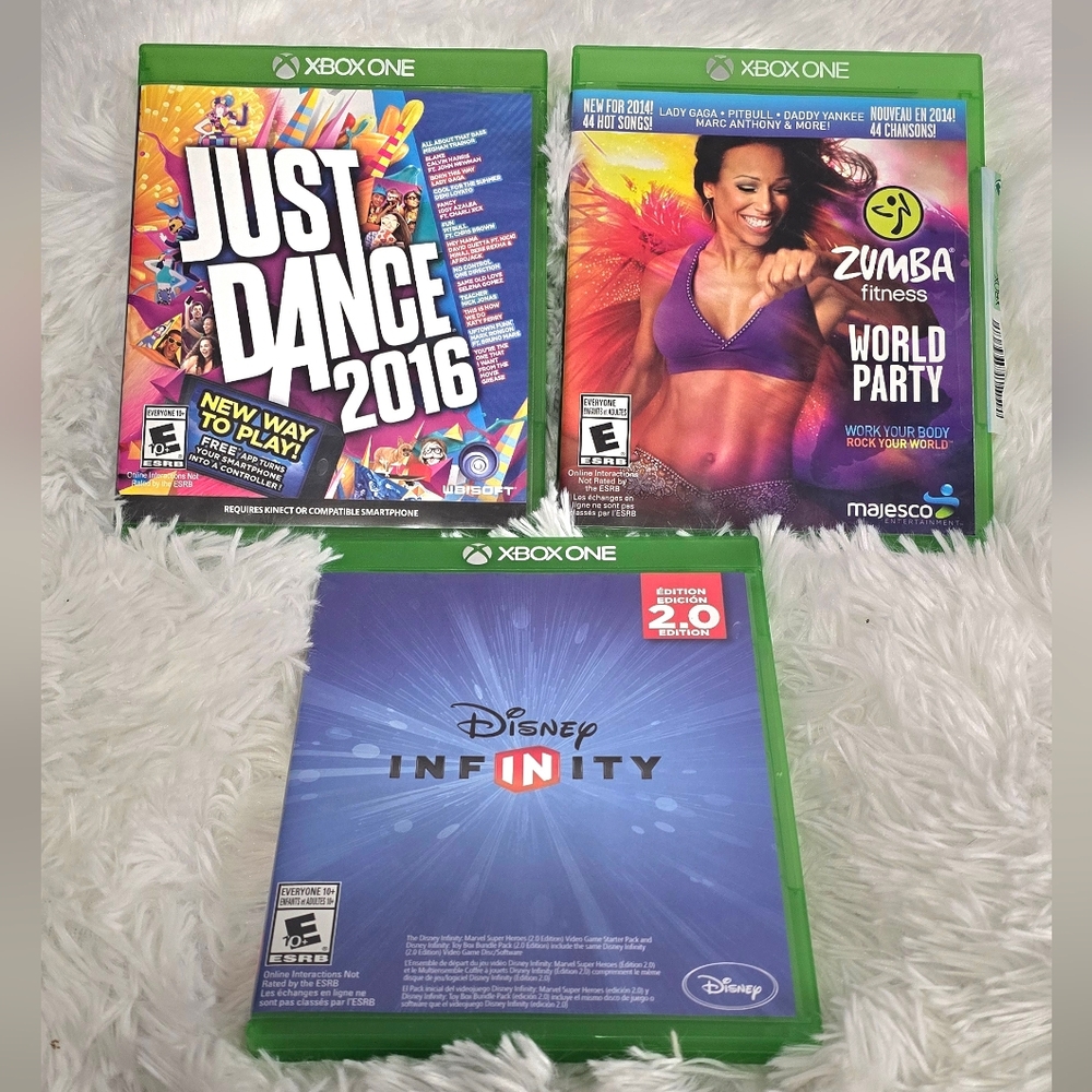 Xbox One 3-Game Bundle – Dance, Sweat, & Disney Magic!